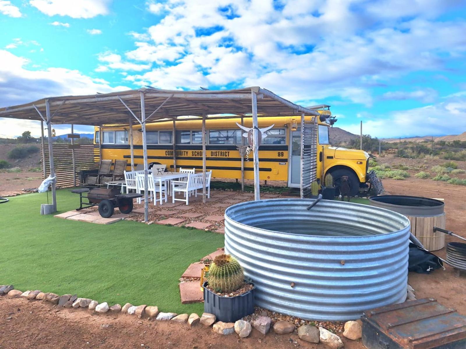 Campsite Yellow Karoo School Bus